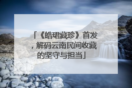 《皓珺藏珍》首发，解码云南民间收藏的坚守与担当