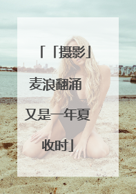 「摄影」麦浪翻涌 又是一年夏收时