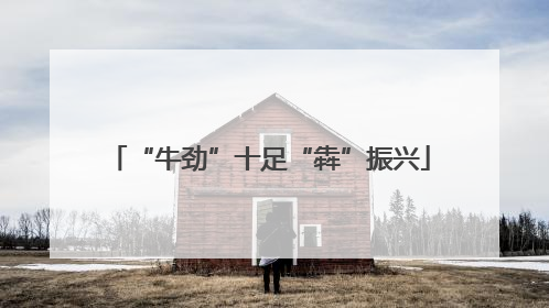 “牛劲”十足“犇”振兴