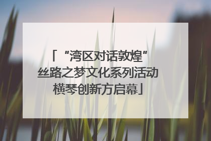 “湾区对话敦煌” 丝路之梦文化系列活动横琴创新方启幕