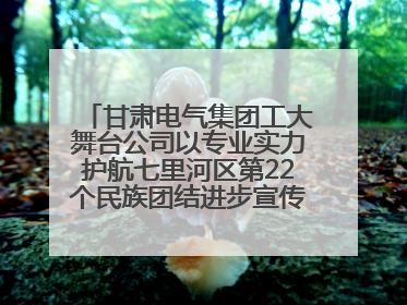 甘肃电气集团工大舞台公司以专业实力护航七里河区第22个民族团结进步宣传月文艺演出