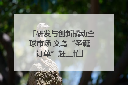 研发与创新撬动全球市场 义乌“圣诞订单”赶工忙
