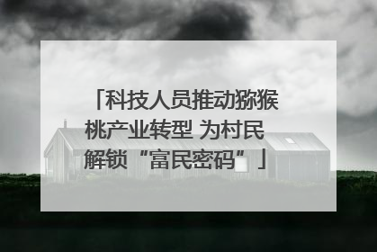 科技人员推动猕猴桃产业转型 为村民解锁“富民密码”