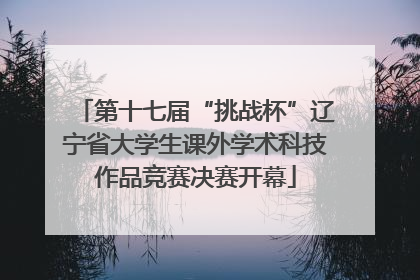 第十七届“挑战杯”辽宁省大学生课外学术科技作品竞赛决赛开幕