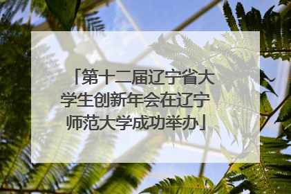 第十二届辽宁省大学生创新年会在辽宁师范大学成功举办