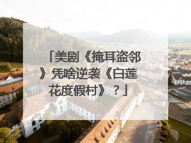 美剧《掩耳盗邻》凭啥逆袭《白莲花度假村》？
