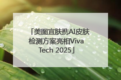 美图宜肤携AI皮肤检测方案亮相VivaTech 2025