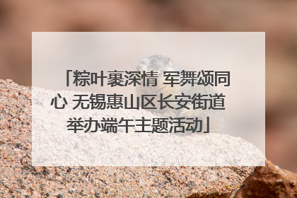粽叶裹深情 军舞颂同心 无锡惠山区长安街道举办端午主题活动