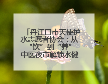 丹江口市天使护水志愿者协会：从“饮”到“养” 中医夜市解锁水健康新密码