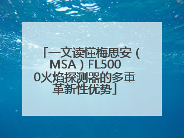 一文读懂梅思安（MSA）FL5000火焰探测器的多重革新性优势