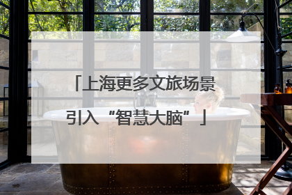 上海更多文旅场景引入“智慧大脑”