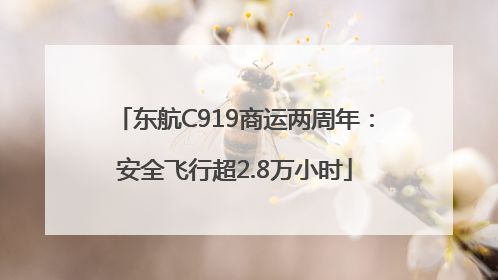 东航C919商运两周年：安全飞行超2.8万小时
