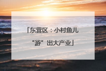 东营区：小村鱼儿“游”出大产业