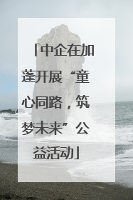 中企在加蓬开展“童心同路，筑梦未来”公益活动