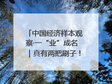 中国经济样本观察·一“业”成名｜真有两把刷子！“刷”出30亿级“颜值经济”
