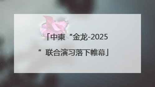 中柬“金龙-2025”联合演习落下帷幕