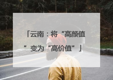 云南：将“高颜值”变为“高价值”