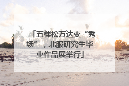 五棵松万达变“秀场”，北服研究生毕业作品展举行