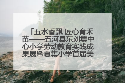 五水香飘 匠心育禾苗——五河县东刘集中心小学劳动教育实践成果展暨夏集小学首届美食节盛大举行