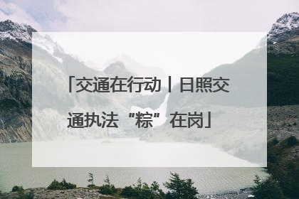 交通在行动丨日照交通执法“粽”在岗