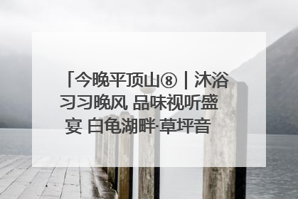 今晚平顶山⑧｜沐浴习习晚风 品味视听盛宴 白龟湖畔·草坪音乐会激情上演