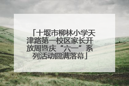 十堰市柳林小学天津路第一校区家长开放周暨庆“六一”系列活动圆满落幕