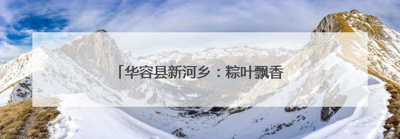 华容县新河乡：粽叶飘香传温情 走访慰问暖人心