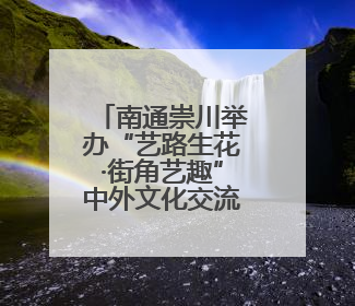 南通崇川举办“艺路生花·街角艺趣”中外文化交流活动