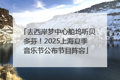 去西岸梦中心船坞听贝多芬！2025上海夏季音乐节公布节目阵容