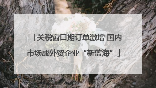 关税窗口期订单激增 国内市场成外贸企业“新蓝海”