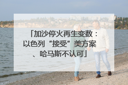 加沙停火再生变数：以色列“接受”美方案、哈马斯不认可