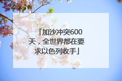 加沙冲突600天，全世界都在要求以色列收手