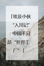 埃及小伙“入川记”：中国不只是“世界工厂”