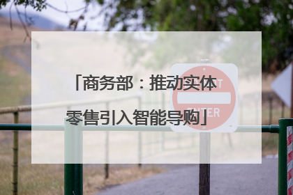商务部：推动实体零售引入智能导购