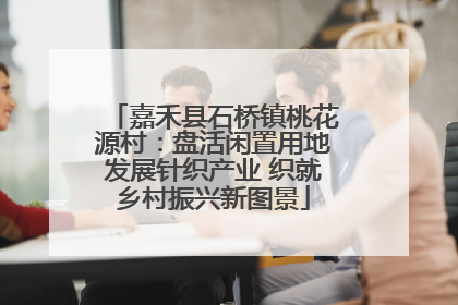 嘉禾县石桥镇桃花源村：盘活闲置用地发展针织产业 织就乡村振兴新图景