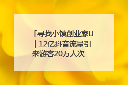 寻找小镇创业家㊱｜12亿抖音流量引来游客20万人次 “襄阳许三多”爆改家乡打造网红村