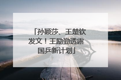 孙颖莎、王楚钦发文！王励勤透露国乒新计划