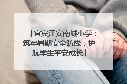 宜宾江安南城小学：筑牢暑期安全防线，护航学生平安成长