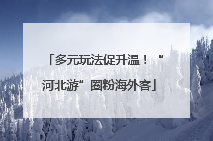 多元玩法促升温！“河北游”圈粉海外客