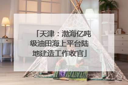 天津：渤海亿吨级油田海上平台陆地建造工作收官