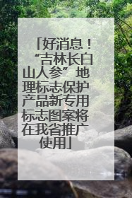 好消息！“吉林长白山人参”地理标志保护产品新专用标志图案将在我省推广使用