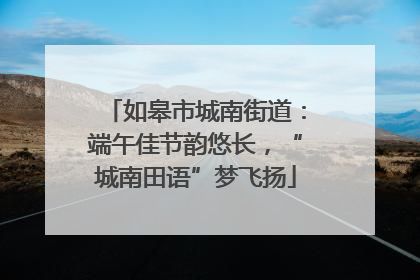 如皋市城南街道：端午佳节韵悠长，“城南田语”梦飞扬