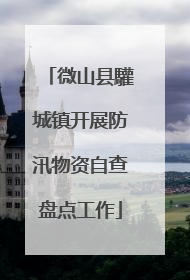微山县驩城镇开展防汛物资自查盘点工作