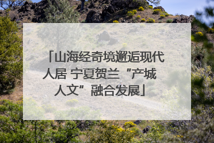 山海经奇境邂逅现代人居 宁夏贺兰“产城人文”融合发展