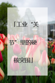 工业“关节”里的硬核突围