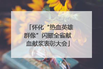怀化“热血英雄群像”闪耀全省献血献浆表彰大会