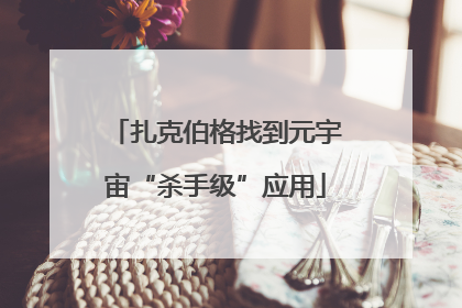 扎克伯格找到元宇宙“杀手级”应用