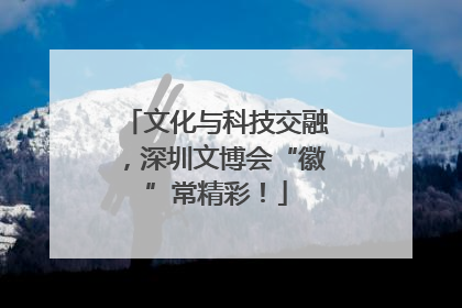 文化与科技交融，深圳文博会“徽”常精彩！