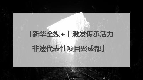 新华全媒+丨激发传承活力 非遗代表性项目聚成都