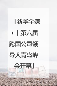 新华全媒+丨第六届跨国公司领导人青岛峰会开幕